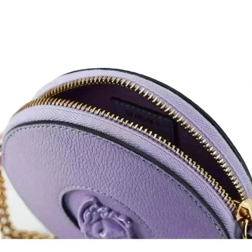 NWT VERSACE PURPLE CALF LEATHER MINI BAG - Picture 4 of 8
